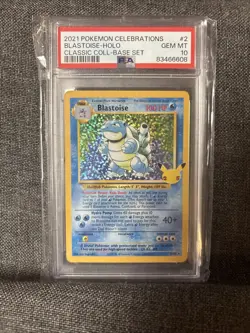 PSA 10 Blastoise Holo - Pokemon Celebrations Classic Collection [2/102] - Image 1