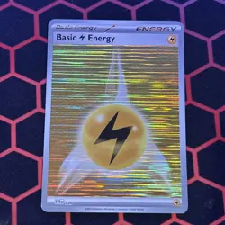 Pokemon TCG - Lightning Energy - 020 Horizontal Holo - Black Bolt & White Flare - Image 1