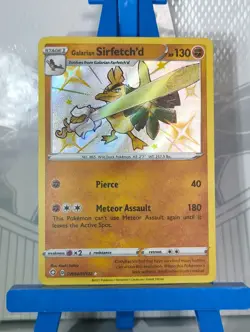 Galarian Sirfetch'd Shining Fates Sv064/Sv122 Baby Shiny Secret - Pokemon TCG - Image 1