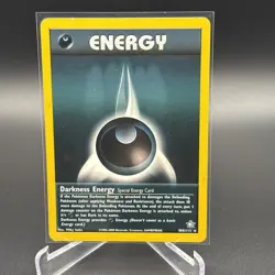 🔥Darkness Energy 104/111 Pokemon TCG Neo Genesis Regular Rare 2000 WOTC NM - Image 1