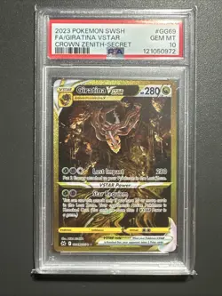2023 Pokemon SWSH Crown Zenith Giratina VSTAR Galarian Gallery #GG69/GG70 PSA 10 - Image 1