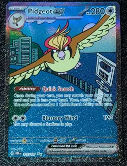 Pokemon - 225/197 Pidgeot ex SV03 Obisidan Flames Special Illustration Rare - Image 1