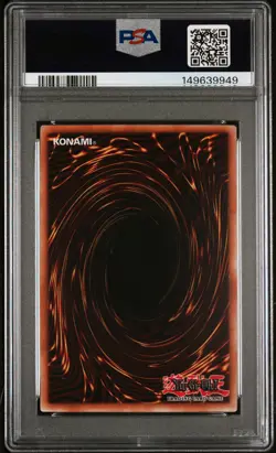 2014 YU-GI-OH! LEGACY OF THE VALIANT GHOST RARE MOBIUS THE MEGA MONARCH PSA 8 - Image 2