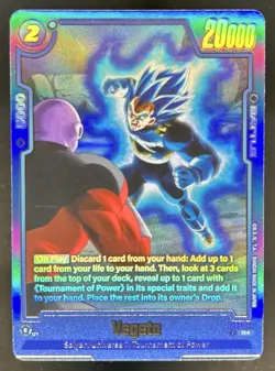 2024 Dragon Ball Super Fusion World Vegeta Dual Evolution Rare Alt Art #FB09-044 - Image 1