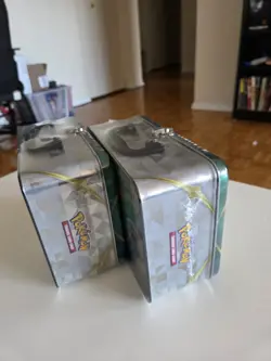2x Pokemon 2022 Spring Collectors Chest Tin Lunchboxes - New, Sealed - Image 2