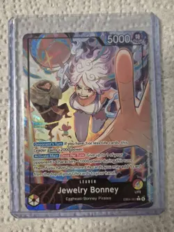 One Piece TCG EB04-001 Jewelry Bonney Alt Art Leader English OP15 - Image 1