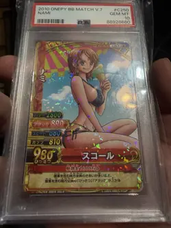 PSA 10 Gem Mint 2010 ONEPY BB MATCH V.7 NAMI #C250 (POP 19) - Image 3