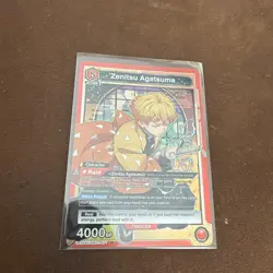 Union Arena CCG Demon Slayer Zenitsu Agatsuma UE05BT/KMY-1-071 SR English - Image 1