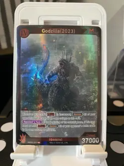 Godzilla (2023) Monster SR Holo Threat 37000 Godzilla Card Game EBP01-010 - Image 1