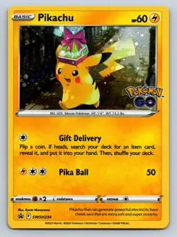 Pikachu - SWSH234 Holo SWSH: Sword & Shield Promo Cards NM - Pokemon TCG - Image 1