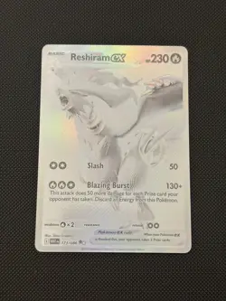 Reshiram Ex 173/086 Sv: White Flare Holo Raw Pokemon Card TCG - Image 1