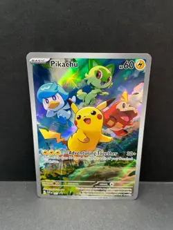Pikachu SVP 027 Scarlet & Violet Promo Card Paldea Evolved Pokemon - NM/Mint - Image 1