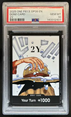 2025 One Piece Don!! Card 2Y PSA 10 GEM MINT GEM MT - Image 1