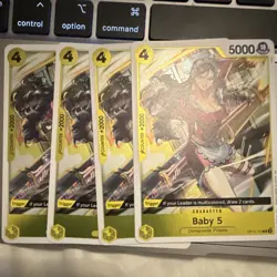 One Piece Card Game OP12 Baby 5 Card Lot 4 Cards English OP12-112 - Image 1