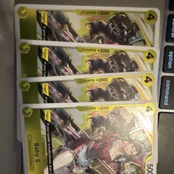 One Piece Card Game OP12 Baby 5 Card Lot 4 Cards English OP12-112 - Image 3