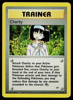 Pokemon Card Gym Heroes Charity 99/132 Unlimited Rare - Image 1