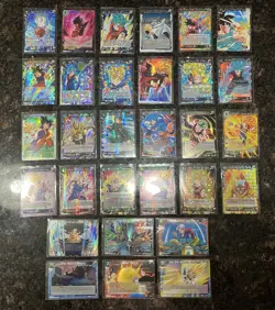 RARE Foil Lot of 30 Dragon Ball Super Card Game | LP - Image 1