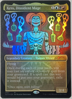 MTG Secret Lair Kess, Dissident Mage #1167 -SLD Wizards of the Street FOIL NM - Image 1