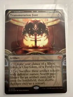 Transmutation Font Showcase Foil M 058 Outlaws of Thunder Junction The Big Score - Image 1