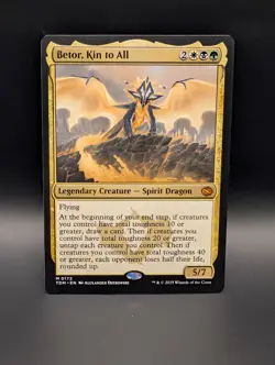 MTG - Betor, Kin to All - Normal - Legendary Creature (Spirit Dragon) - TDM #172 - Image 1