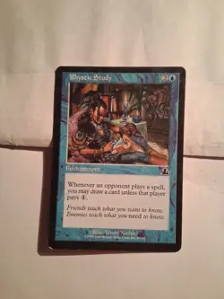 Magic: The Gathering Rhystic Study Prophecy Regular Blue Terese Nielsen - Image 1