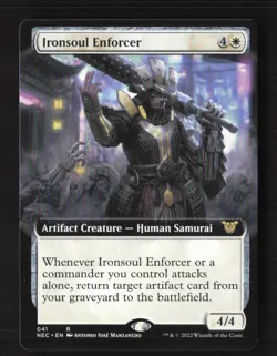 Ironsoul Enforcer Commander: Kamigawa: Neon Dynasty 7 LP Magic the Gathering - Image 1