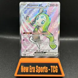 MINT🔥Pokemon TCG: SV Black Bolt Meloetta ex Ultra Rare #159/086 2025 Full Art - Image 1