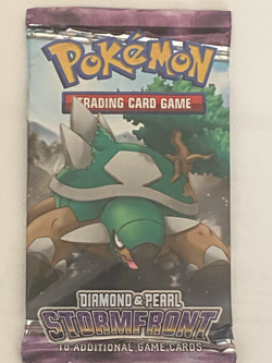 Pokemon TCG Diamond and Pearl Stormfront booster pk featuring Torterra, sealed - Image 1