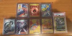 Pokemon Full Art Lot (2 PSA 9 Cards) - Image 1