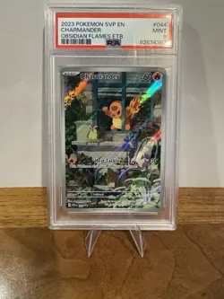 2023 Pokemon SVP EN Promo Charmander Obsidian Flames ETB #044 PSA 9 MINT - Image 1