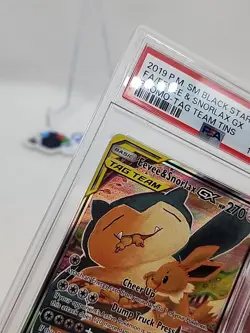 Eevee & Snorlax GX SM169 PSA 10 PROMO PROMO Tag Team Tins Pokemon *CCGHouse* - Image 5