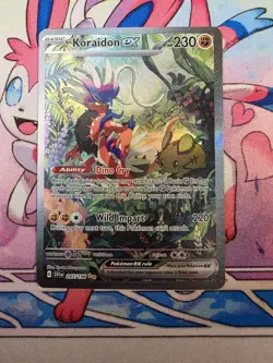 NM/MINT Koraidon EX 247/198 Sv01: Scarlet & Violet Base Set Holo POKEMON SiR - Image 1