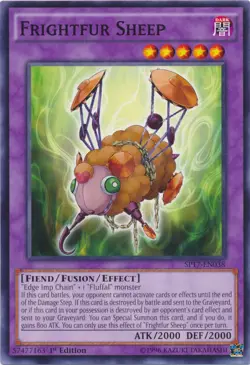 1x (EX) Frightfur Sheep - SP17-EN038 - Common - 1st Edition YuGiOh - Image 1
