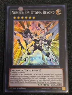 Yugioh! Number 39: Utopia Beyond - MP15-EN188 - Super Rare - 1st Edition NM/M - Image 1