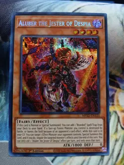Yugioh Aluber the Jester of Despia Prismatic Secret Rare MP22-EN123 1st NM - Image 1