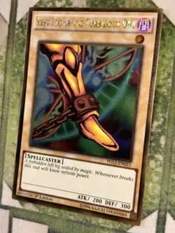 YuGiOh LEFT LEG OF THE FORBIDDEN ONE Gold Secret Rare PGL2-EN023 - Image 2