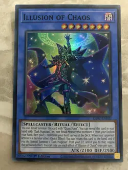 Yugioh - Illusion of Chaos - RA02-EN020 - Super Rare 1st Edition - Image 1