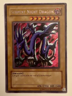 Serpent Night Dragon MRL-103 Secret Rare Magic Ruler Yugioh Unlimited Edition - Image 1