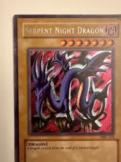 Serpent Night Dragon MRL-103 Secret Rare Magic Ruler Yugioh Unlimited Edition - Image 2