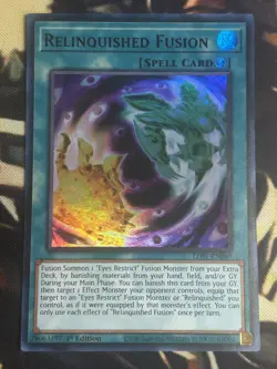 Yugioh: Relinquished Fusion (Purple) - LDS1-EN049 - Ultra Rare - 1st Edition NM - Image 1