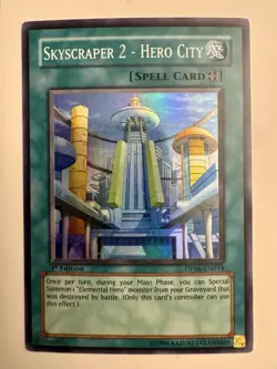 Yugioh Skyscraper 2 - Hero City DP06-EN014 Super Rare 1st Edition - Image 1