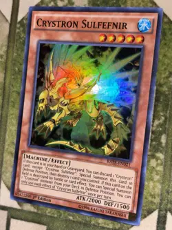 YuGiOh CRYSTRON SULFENIR Super Rare RATE-EN021 - Image 1