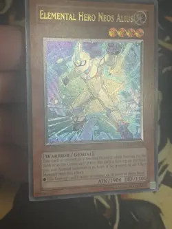 Yugioh: Elemental Hero Neos Alius - TAEV-EN018 - Ultimate Rare - 1st Edition LP - Image 3