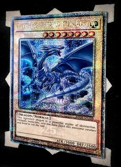 Blue-Eyes White Dragon RA04-EN108 Quarter Century Rare 1st Edition Yugioh - Image 1