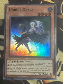 Yugioh: Harpie Oracle - LDS2-EN077 - Ultra Rare (Green) - 1st Edition NM - Image 1