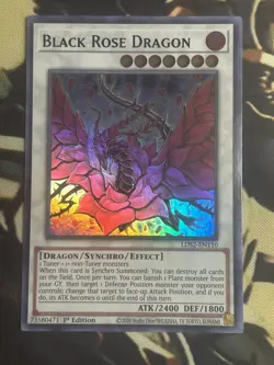 Yugioh: Black Rose Dragon - LDS2-EN110 - Ultra Rare (Blue) - 1st Edition - NM - Image 1