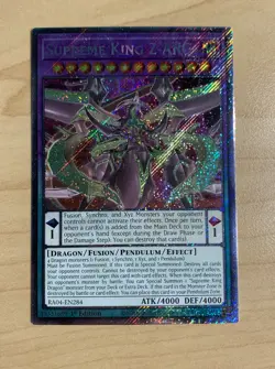 Yugioh Stampede - Supreme King Z-ARC -(Platinum Secret Rare) - RA04-EN284 - Image 1