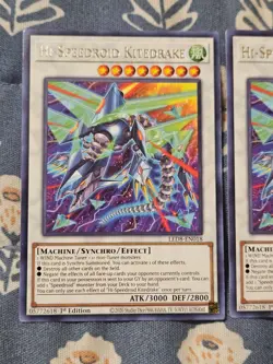 Hi-Speedroid Kitedrake x 3 - 1st Edition Rare Yugioh - Image 2