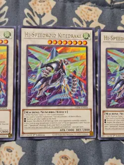 Hi-Speedroid Kitedrake x 3 - 1st Edition Rare Yugioh - Image 3