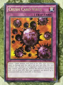 YuGiOh CRUSH CARD VIRUS Rare DPBC-EN020 - Image 1